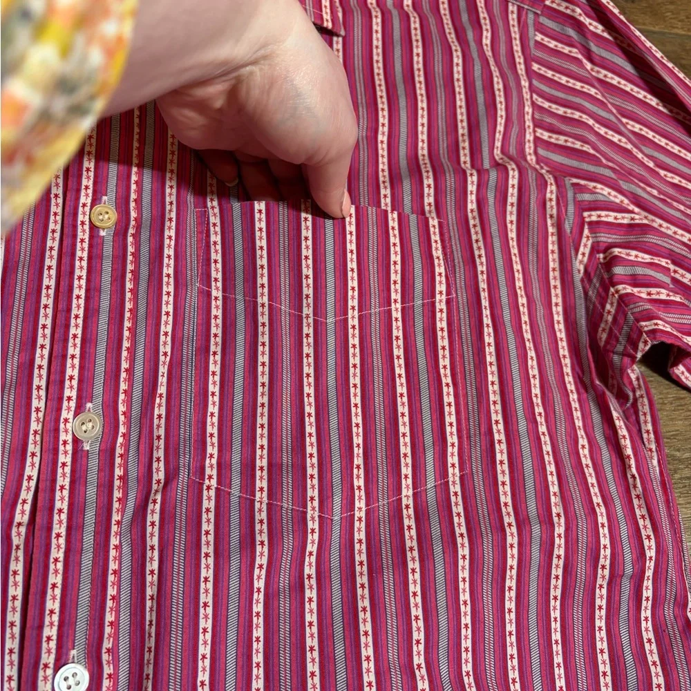 Paul Smith long sleeve 100% cotton Button Down Western Rodeo Dress Shirt - Picture 8 of 11